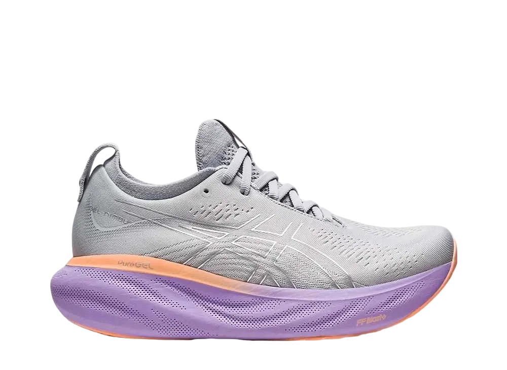 アシックス ウィメンズ ゲルニンバス25 ワイド "ピードモントグレー/ピュアシルバー"