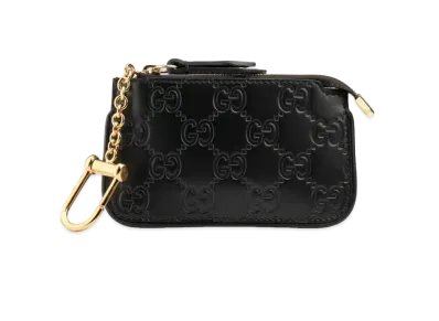 GUCCI Signature Leather Key Pouch