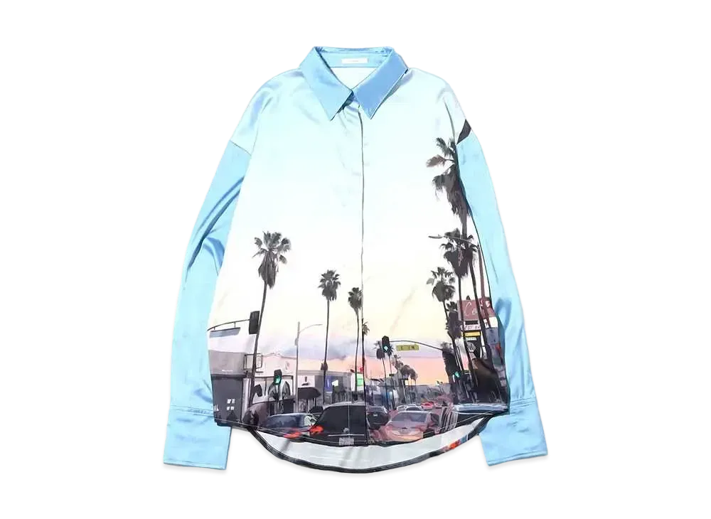 atmos pink Photo Print Shirt "Sax"