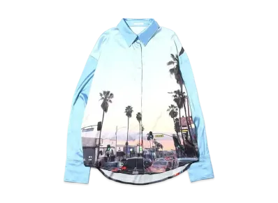 atmos pink Photo Print Shirt "Sax"