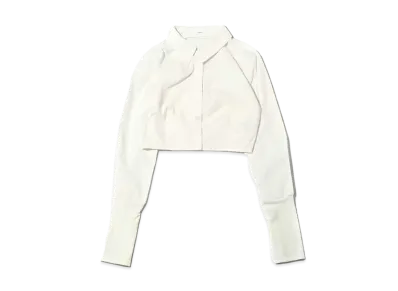 atmos pink Back Open Short Shirt "White"