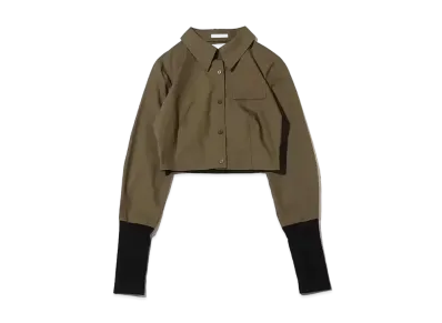 atmos pink Back Open Short Shirt "Khaki"