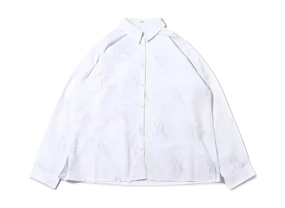 atmos pink Allover Print Shirt "White"