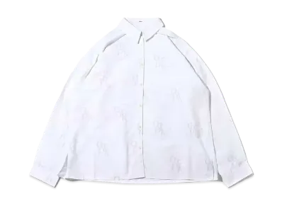 atmos pink Allover Print Shirt "White"