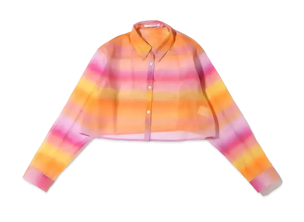 atmos pink Gradient Short Shirt "Orange"