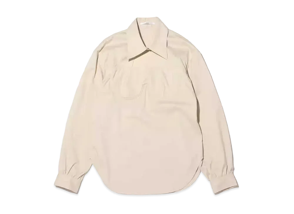 atmos pink Front-Cut Wire Shirt "Beige"