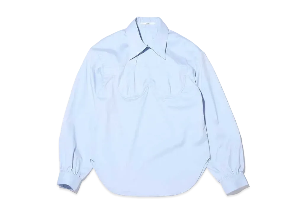 atmos pink Front-Cut Wire Shirt "Sax"