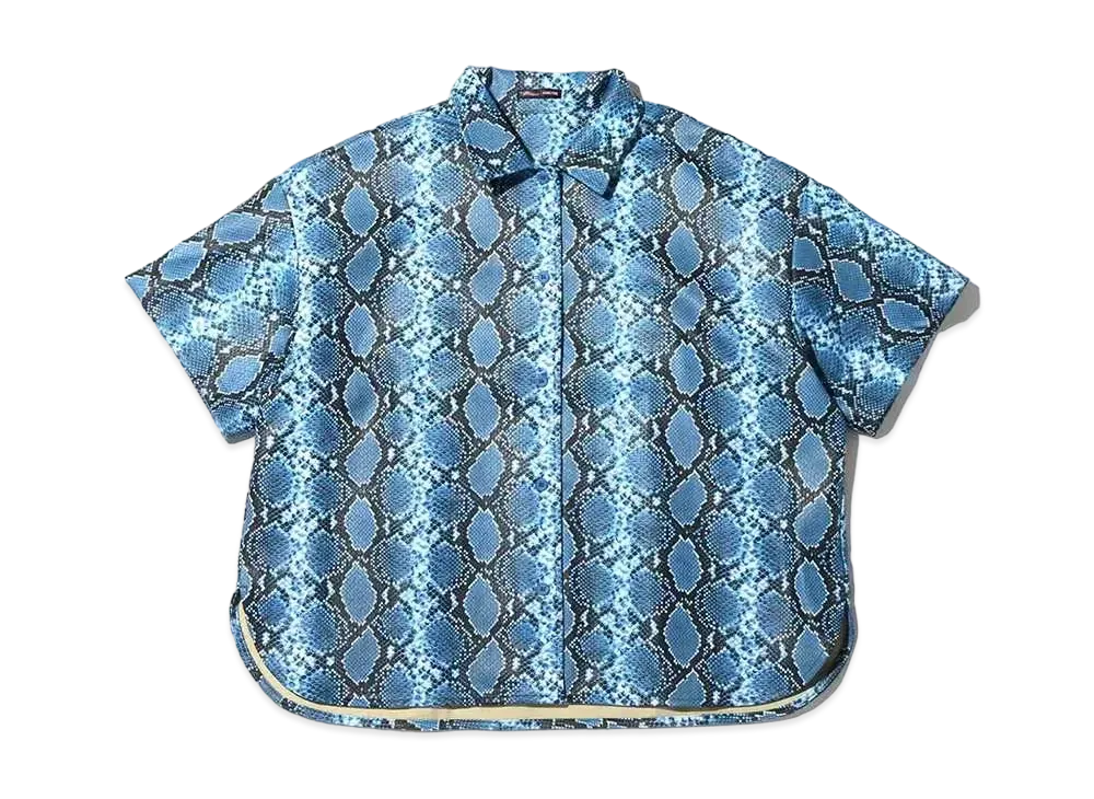 atmos pink x Riehata Enamel Big Shirt "Python"