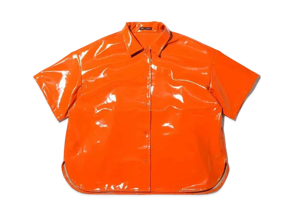atmos pink x Riehata Enamel Big Shirt "Orange"