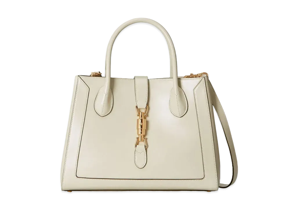 GUCCI Jackie 1961 Medium Tote Bag "White"