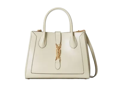 GUCCI Jackie 1961 Medium Tote Bag "White"
