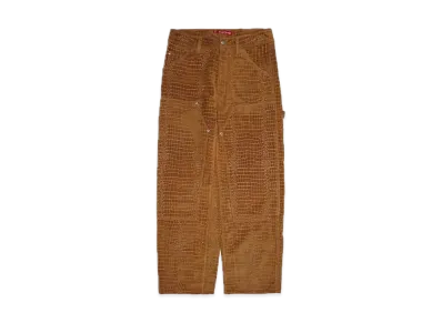 Supreme Suede Double Knee Painter Pant "Croc"