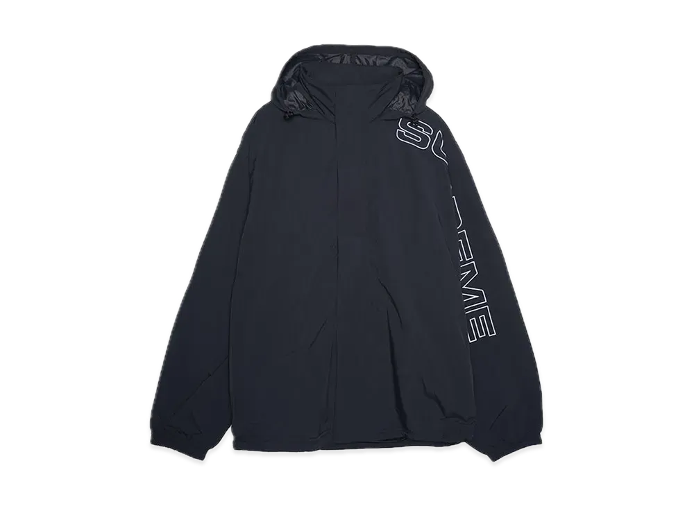 Supreme Spellout Embroidered Track Jacket "Black"