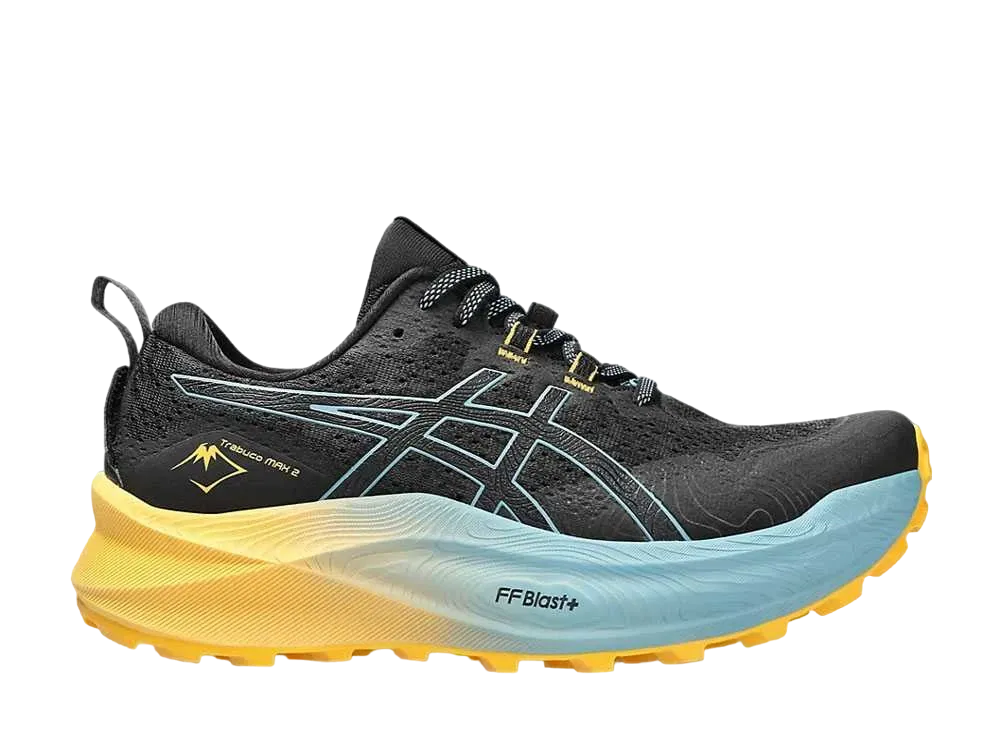 アシックス トラブーコ マックス2 "ブラック/グリスブルー"
