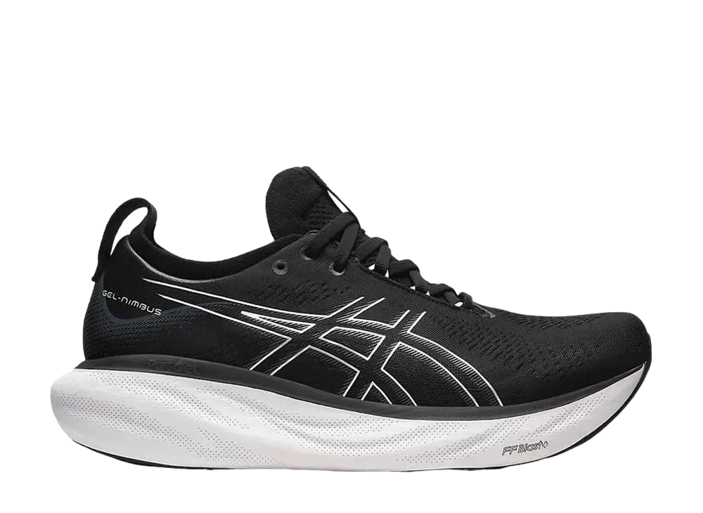 アシックス ゲルニンバス25 ワイド "ブラック/ピュアシルバー"