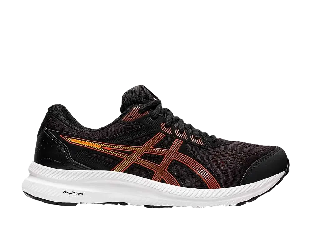 アシックス ゲルコンテンド8 エクストラワイド "ブラック/チェリートマト"