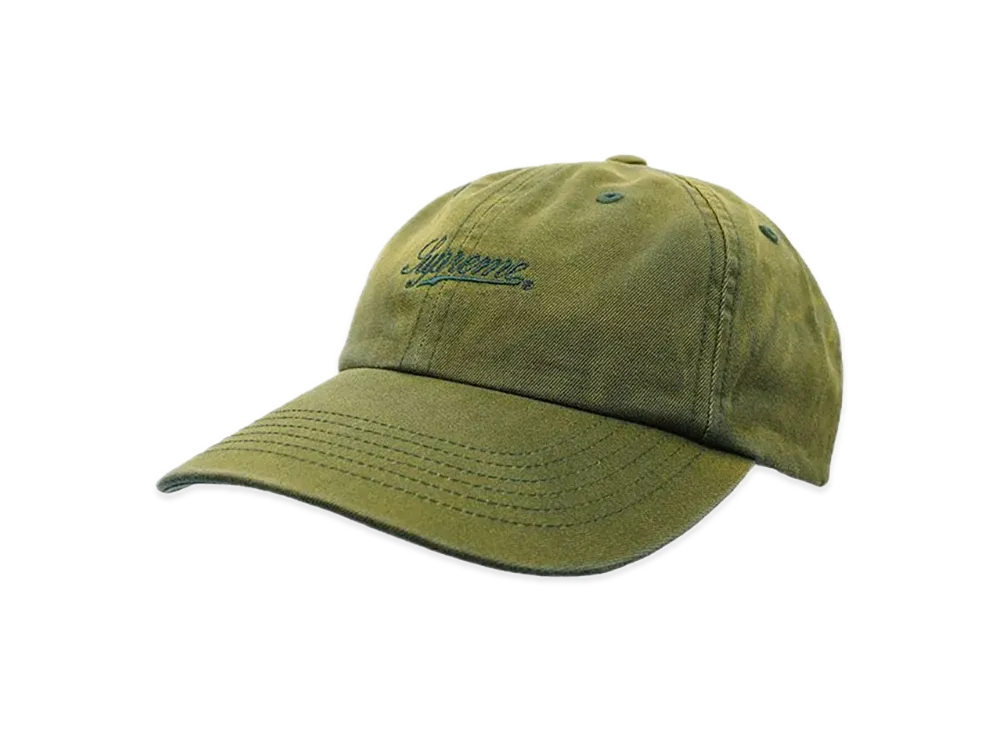 Supreme Bleached Chino 6-Panel "Olive"
