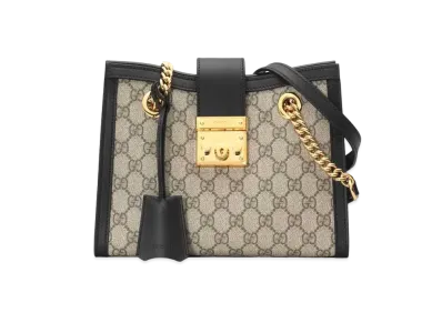 GUCCI Padlock Small GG Shoulder Bag "GG Supreme"