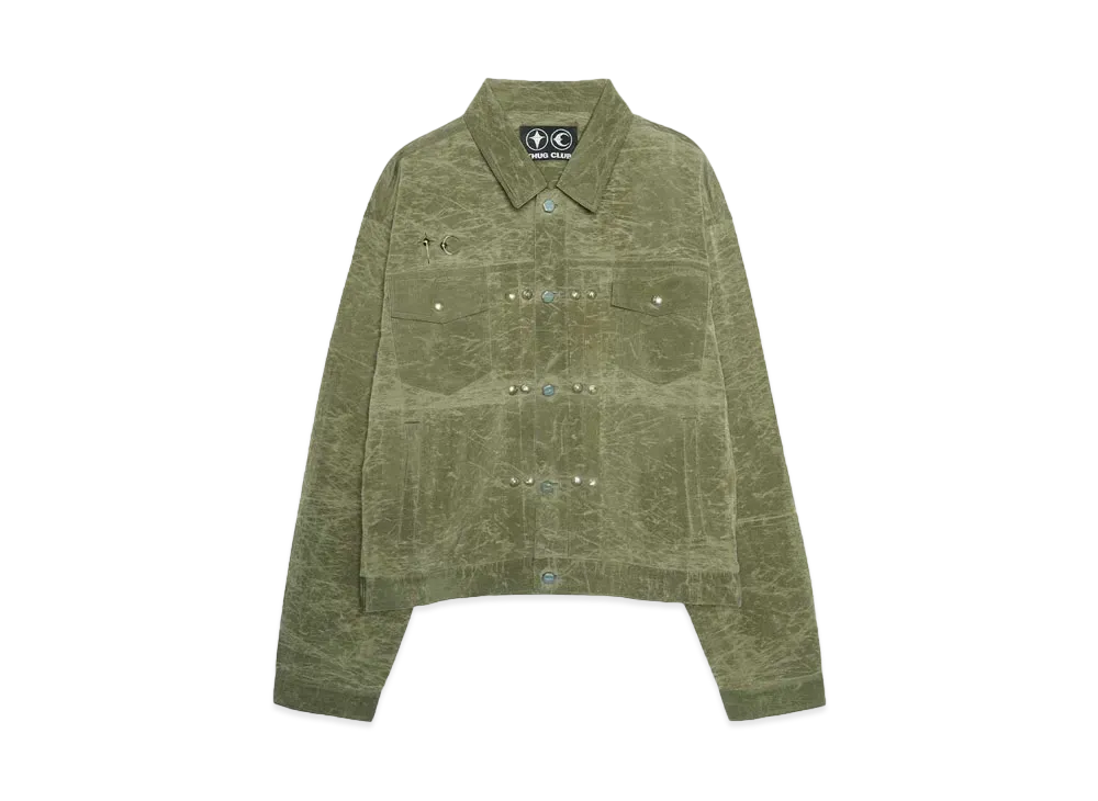 THUG CLUB Bio Recycle Jacket "KHAKI"