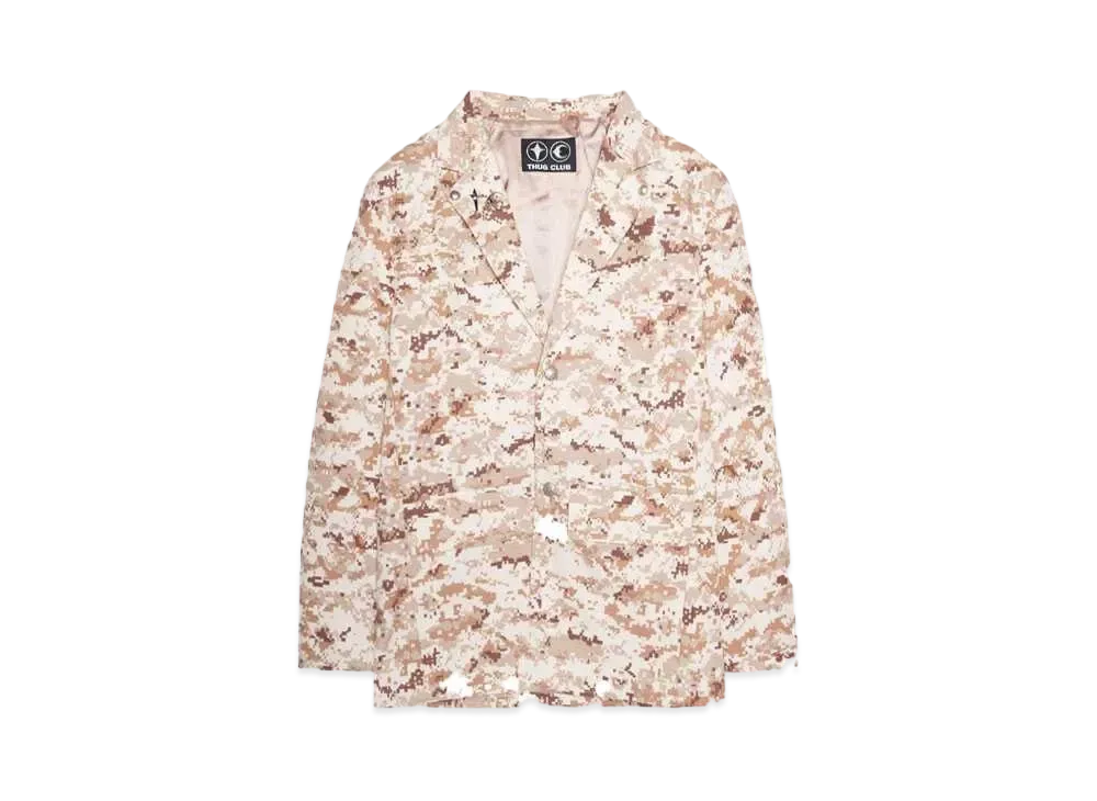 THUG CLUB TC Army Blazer "BEIGE"