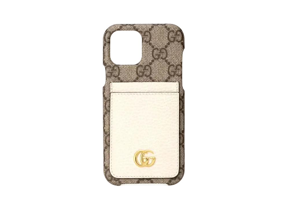 GUCCI GG Marmont iPhone 12/12 Pro Case "GG Supreme・White"