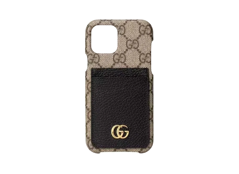 GUCCI GG Marmont iPhone 12/12 Pro Case "GG Supreme/Black"