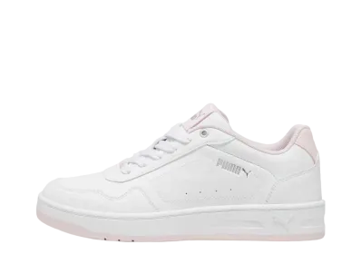 Puma Women's Court Classy "White/Whisp Of Pink/Silver"