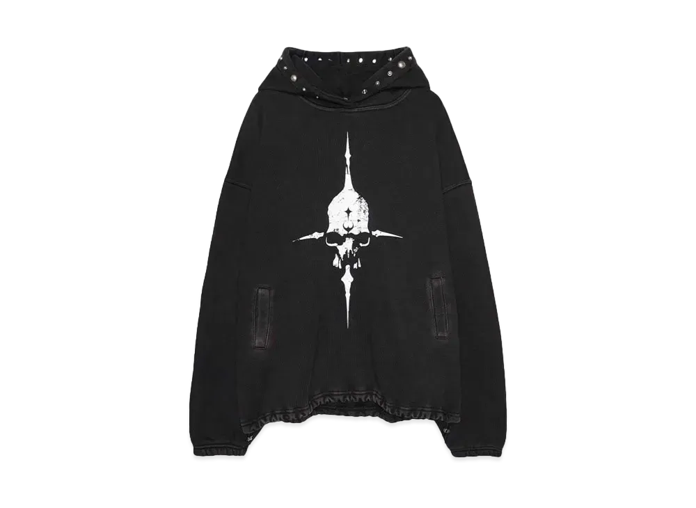 THUG CLUB Peace Stud Hoodie "BLACK"