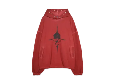 THUG CLUB Peace Stud Hoodie "RED"