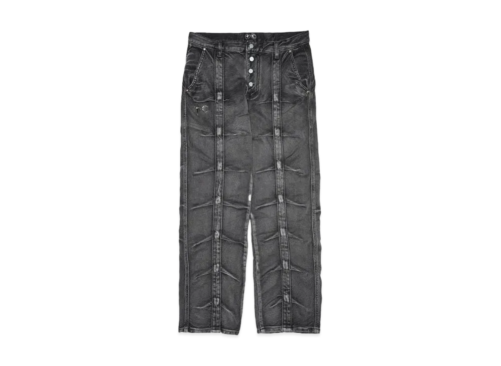 THUG CLUB Line GOB Denim Pants "BLACK"