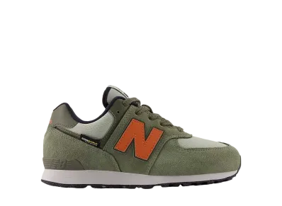 New Balance GS 574 "Dark Olivine/Infield Clay"