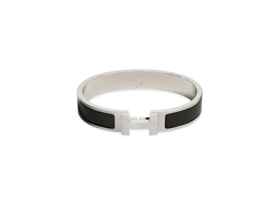 Hermes Clic HH Bracelet "Noir/Palladium"
