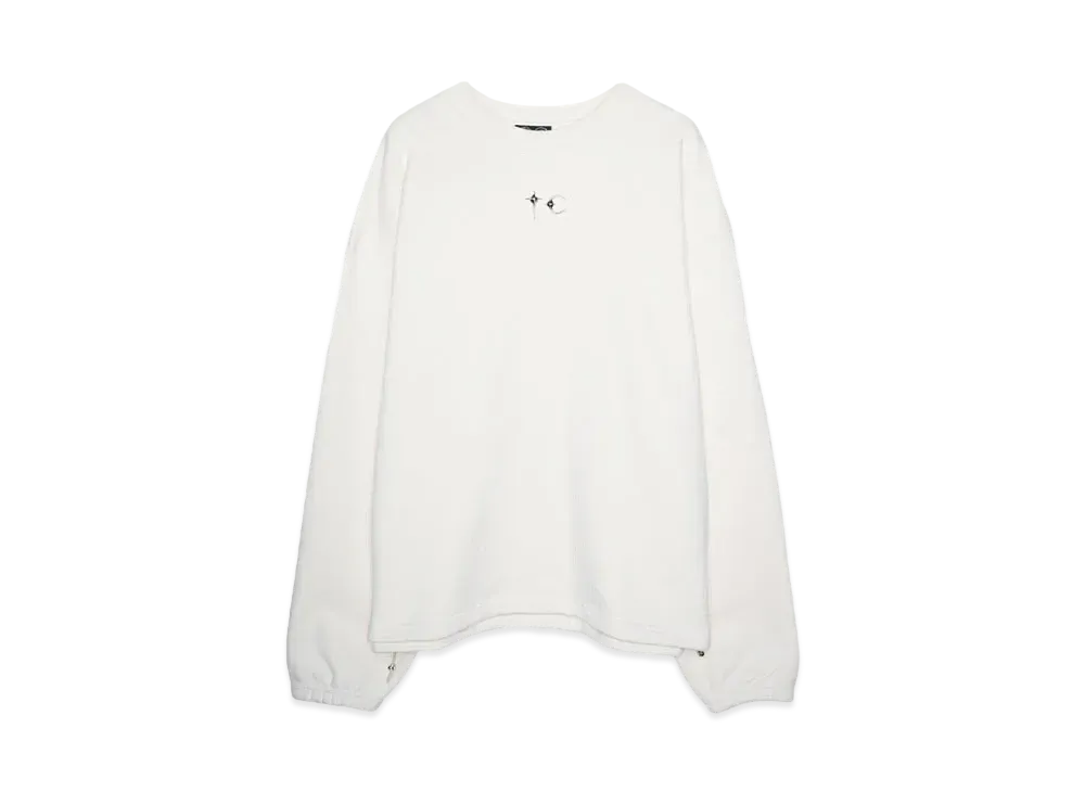 THUG CLUB Color Emblem Sweatshirt "IVORY"