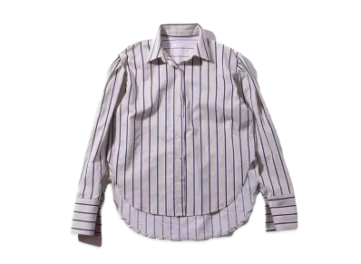 atmos pink Striped Shirt TX "Beige"