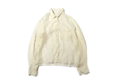 atmos pink Sheer Big Shirt "White"