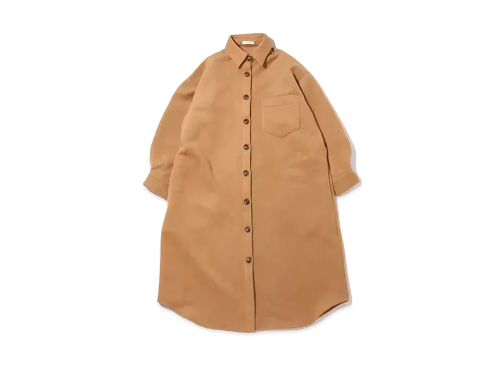 atmos pink Big Long Shirt "Beige"