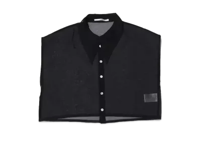 atmos pink Organdy Noslee Shirt "Black"