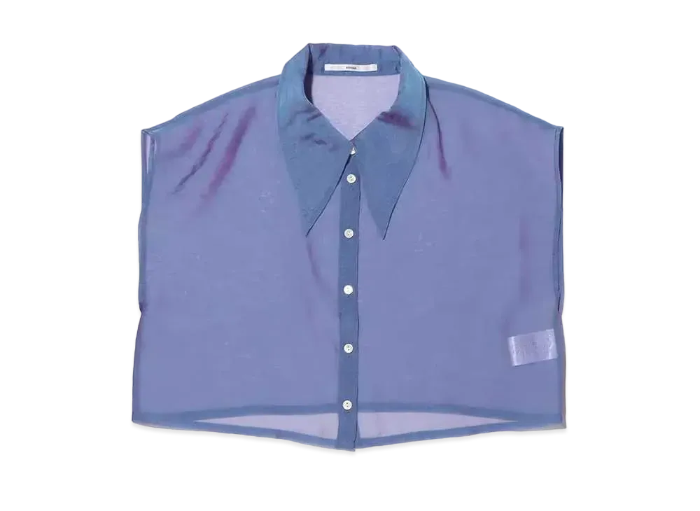 atmos pink Organdy Noslee Shirt "Purple"