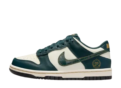 Nike GS Dunk Low "Deep Jungle/Pale Ivory/Vintage Green"