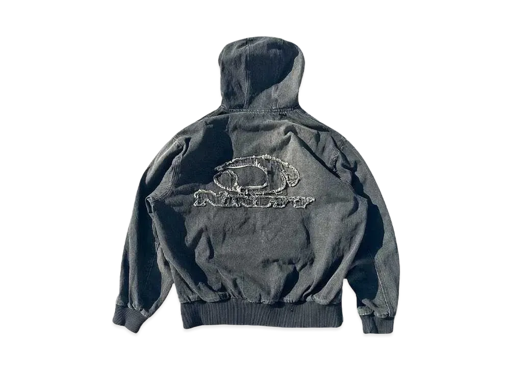 9090 heisei logo denim zip foodie L 【公式通販】
