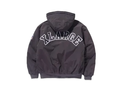 XLARGE NYLON PUFFER JACKET "BROWN"