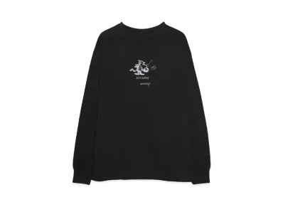 ANDFAMILYS U.S.A. Original L/S Tee- Smokin - "BLACK"