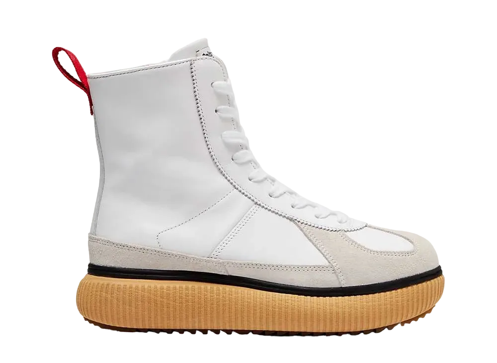 Onitsuka Tiger Delecity Boot "White/Fiery Red"