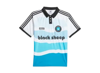 Charlotte FC × Black Sheep Skate Shop × adidas Originals Top "White/Sharp Blue/Black"