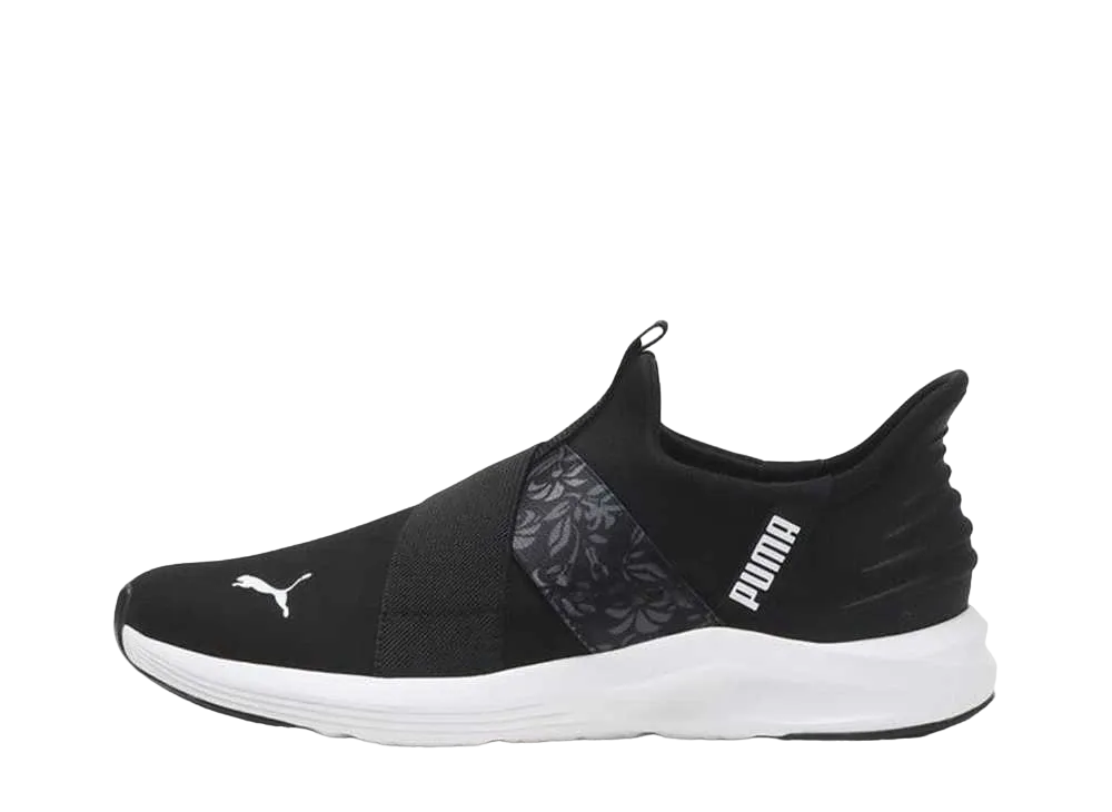 プーマ ウィメンズ プラウル2 イーズイン ボタニカル ST "ブラック/ホワイト"