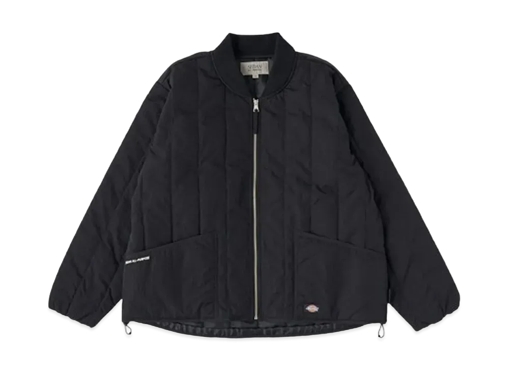 SEDAN ALL-PURPOSE x Dickies Quilted Work Jacket "Oil Black"
