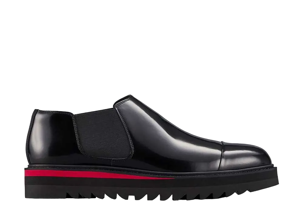 Onitsuka Tiger THE ONITSUKA Side Gore Boot Lo "Black/Classic Red"