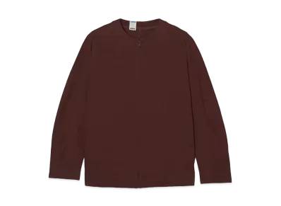 Champion x N.HOOLYWOOD Long Sleeve Zip Cardigan "Brown"