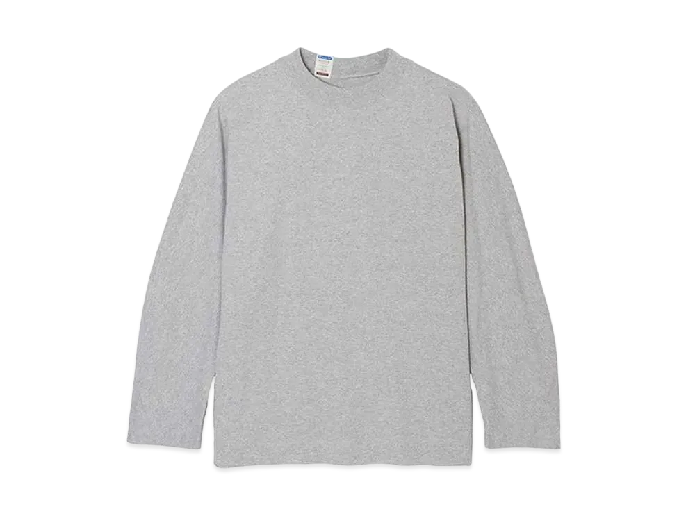 Champion x N.HOOLYWOOD Long Sleeve T-Shirt "Oxford Gray"