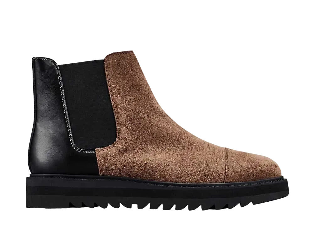 オニツカタイガー ジ オニツカ サイドゴアブーツ ハイ "ベージュ/ブラック"